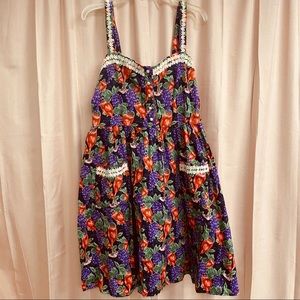 Lindy Bop Wine and Grapes Dress